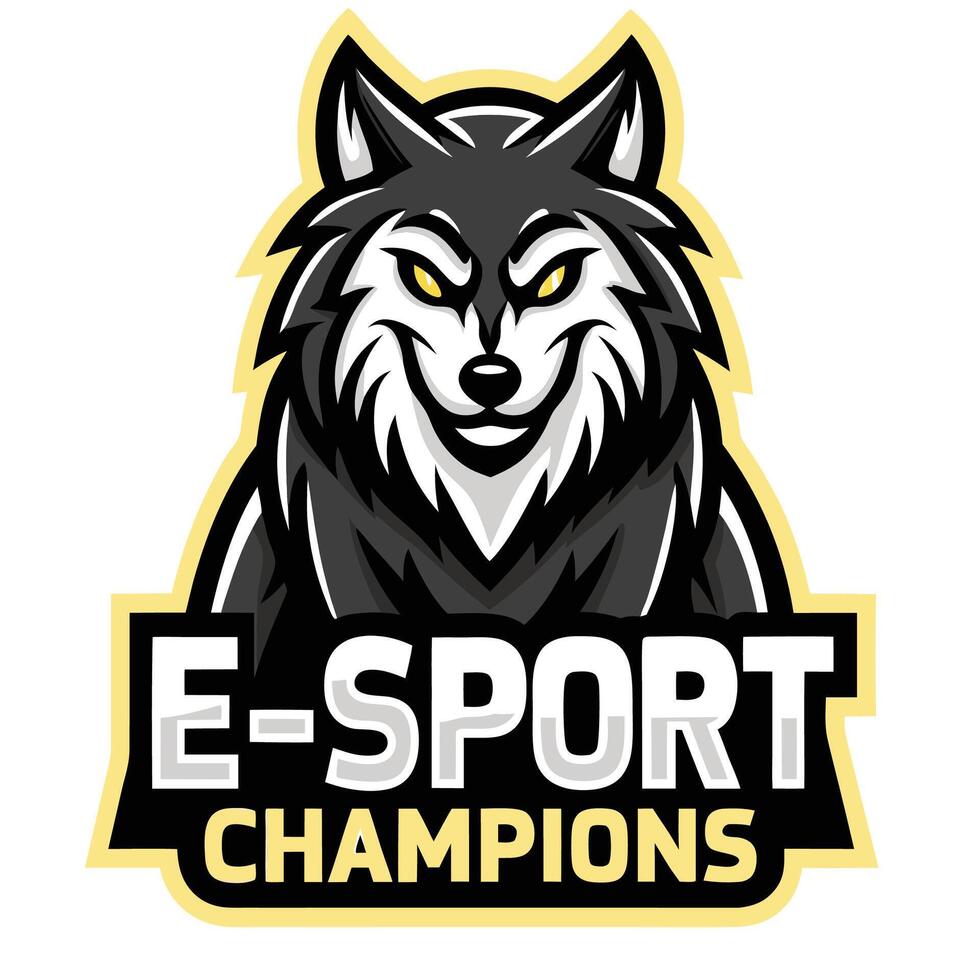the e-sports champions logo vector