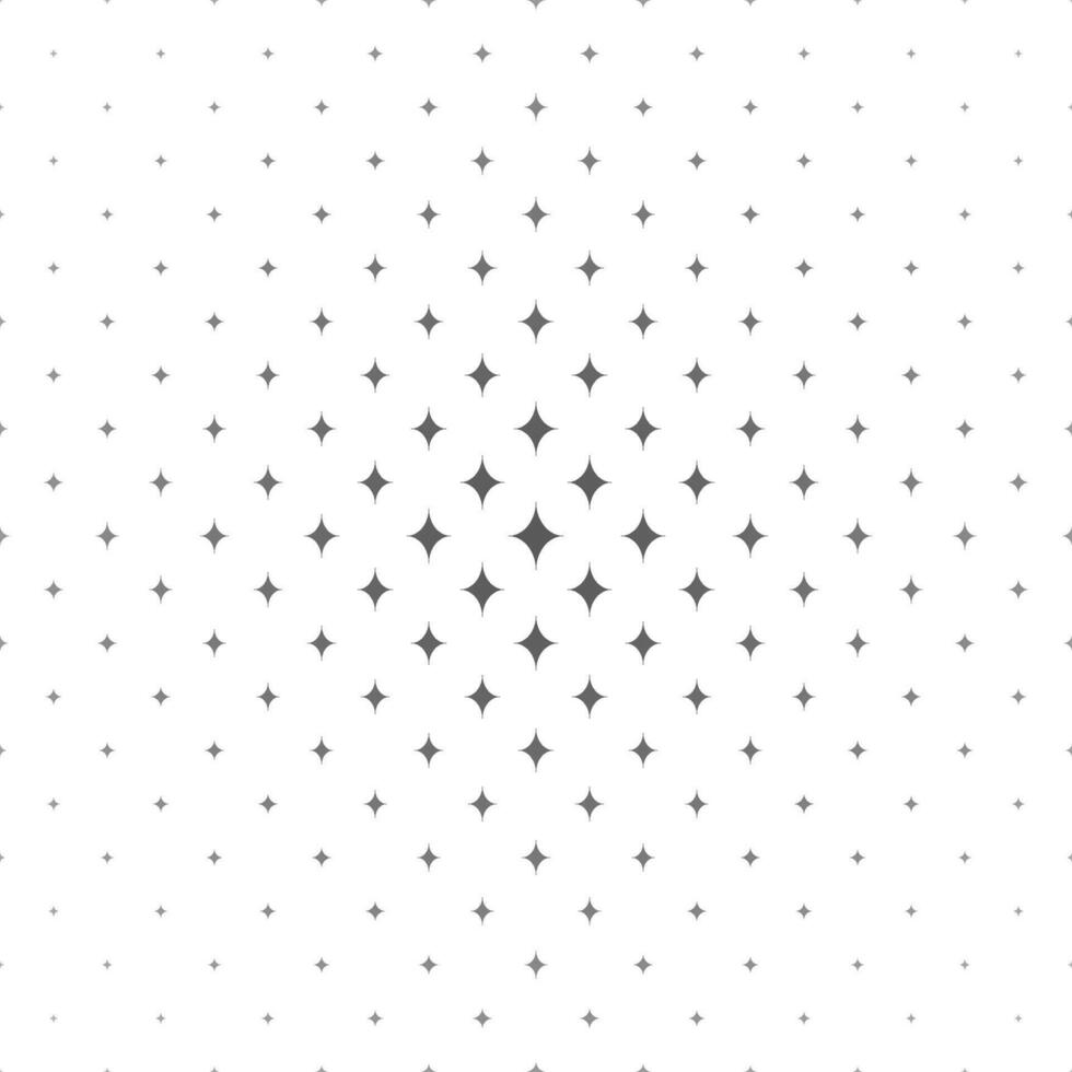 Black stars on white background pattern design vector