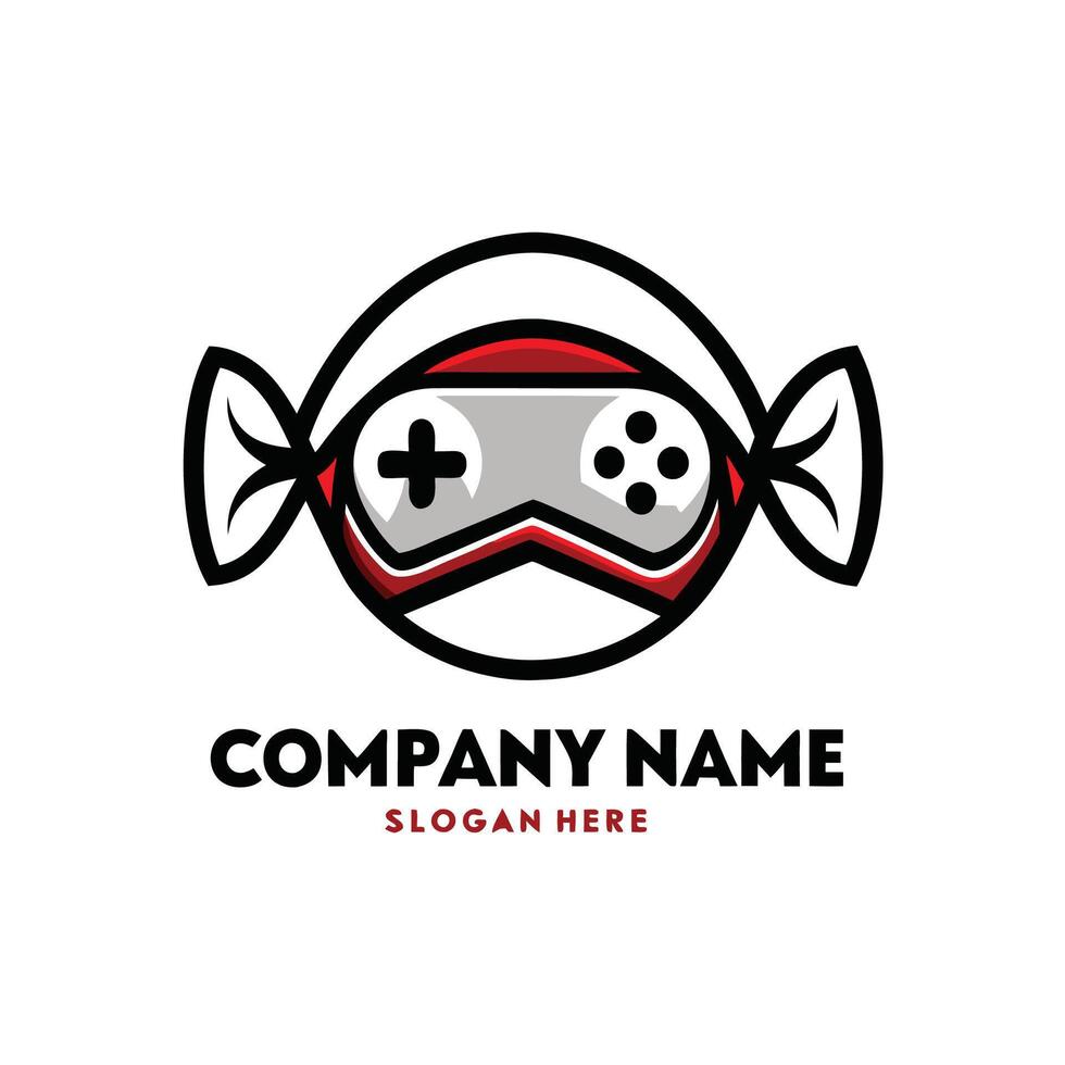game controller logo design design art vector