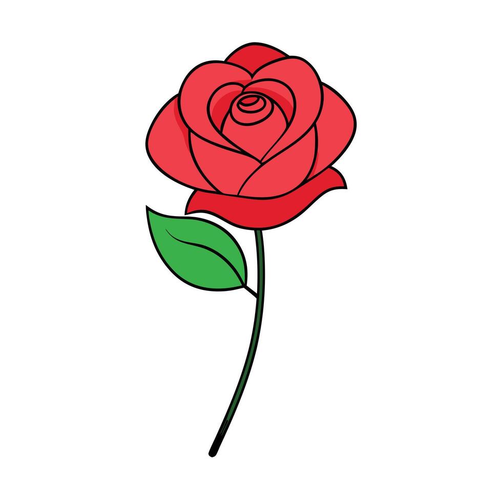 Modern Rose Design for Social Media and Online Campaigns vector