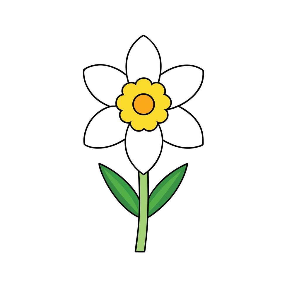 Unique Daffodil Design for Home and Lifestyle Products vector