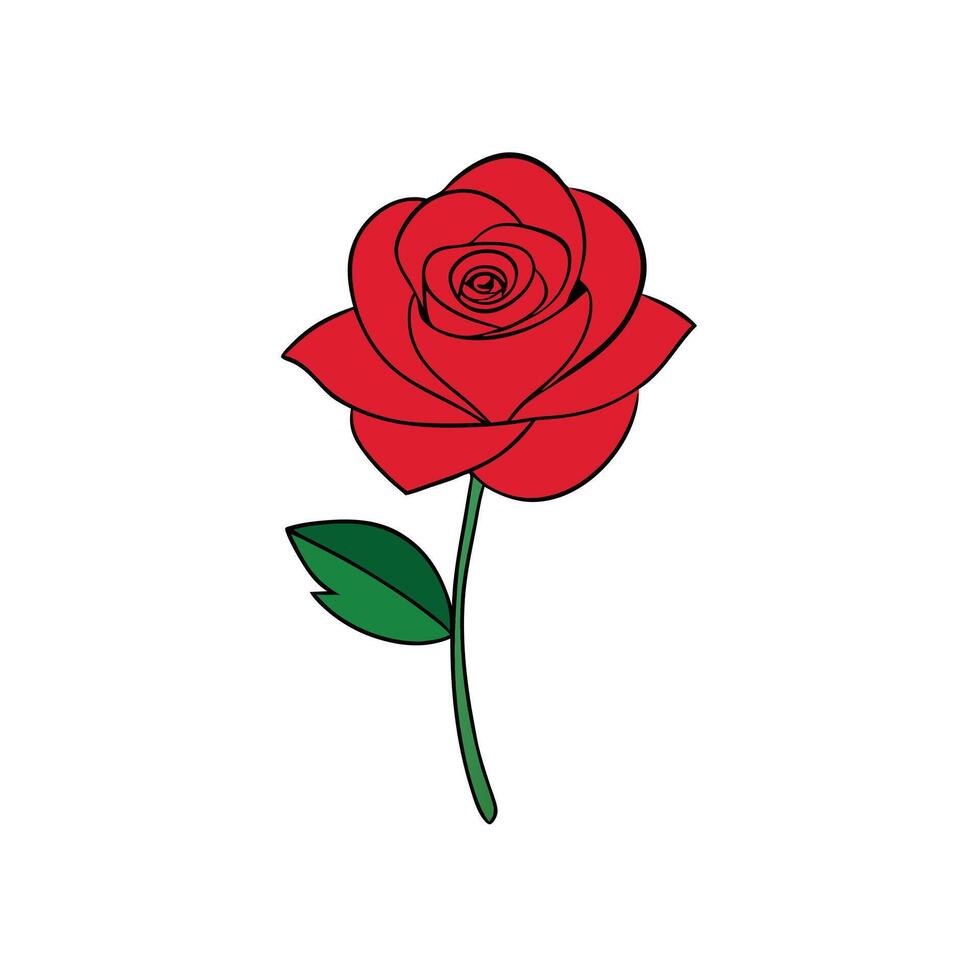 Romantic Rose Design for Invitations and Decor vector