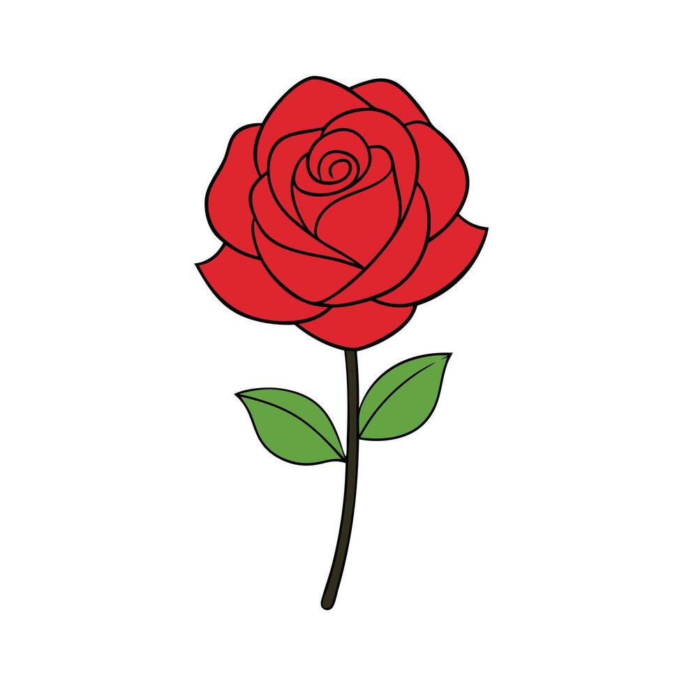 Stunning Rose Design for Wedding and Event Themes vector