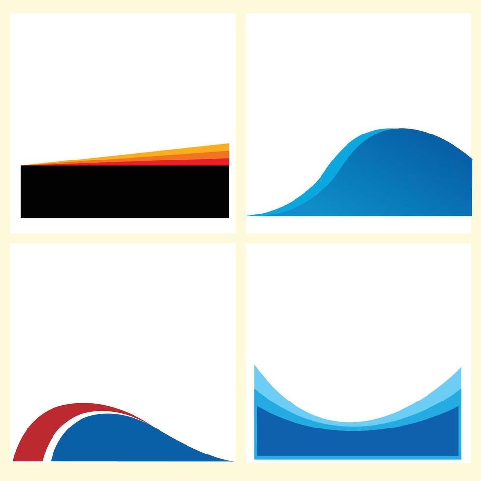 Abstract shapes collection vector
