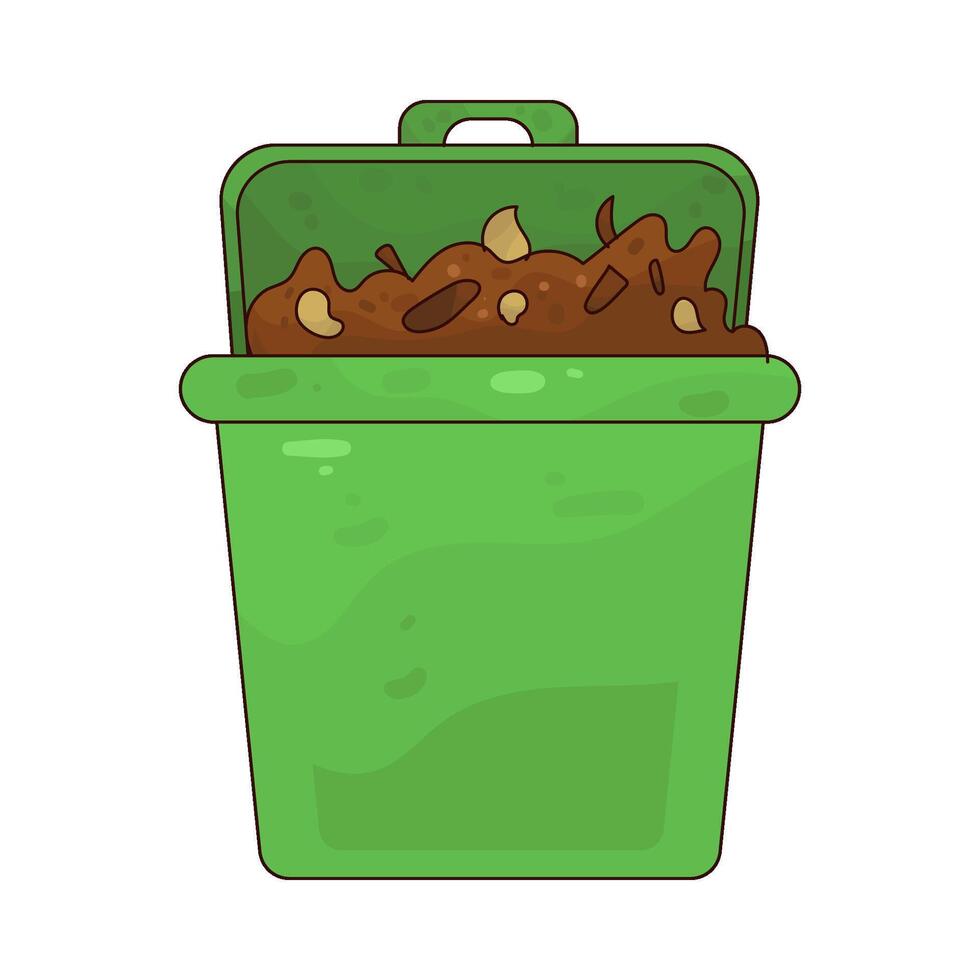 compost bin Illustration vector