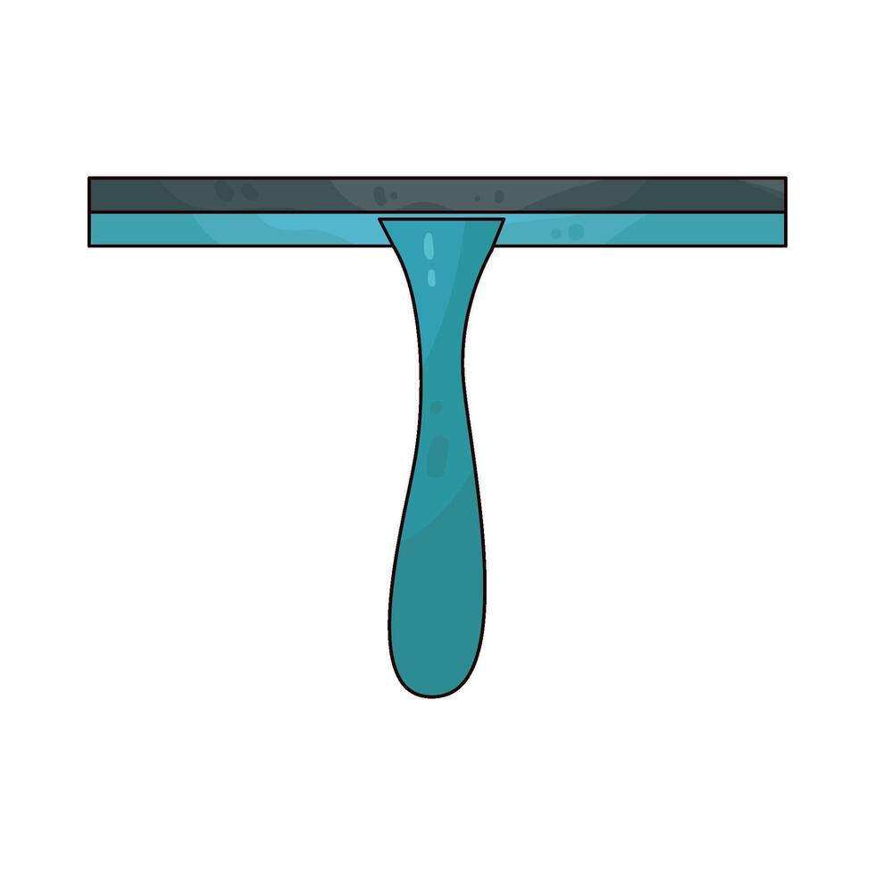 Illustration of squeegee vector