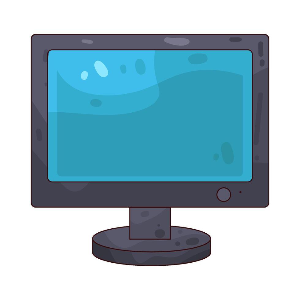 Illustration of CCTV Monitor vector