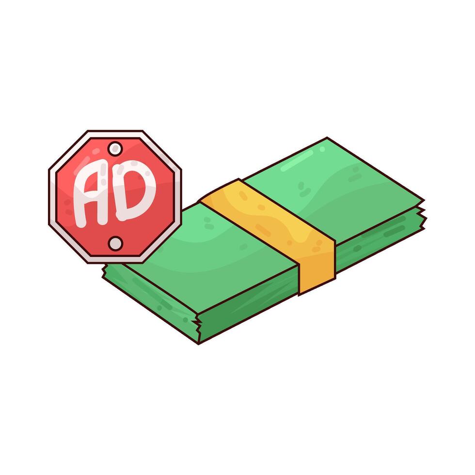 Illustration of Ad budget vector