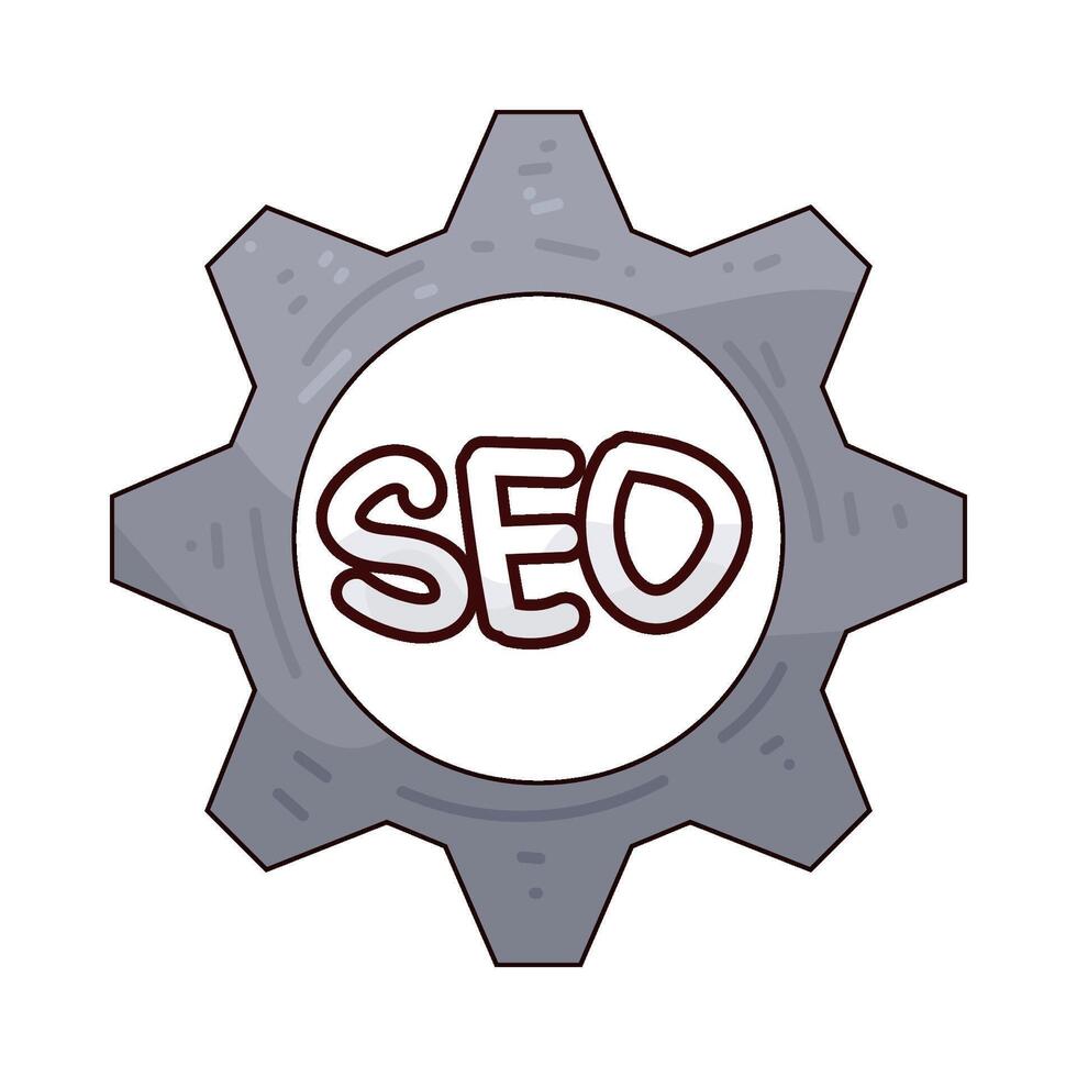 Illustration of SEO tools vector