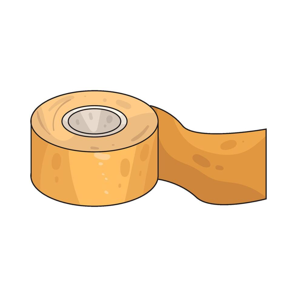 Illustration of Police Tape Reel vector
