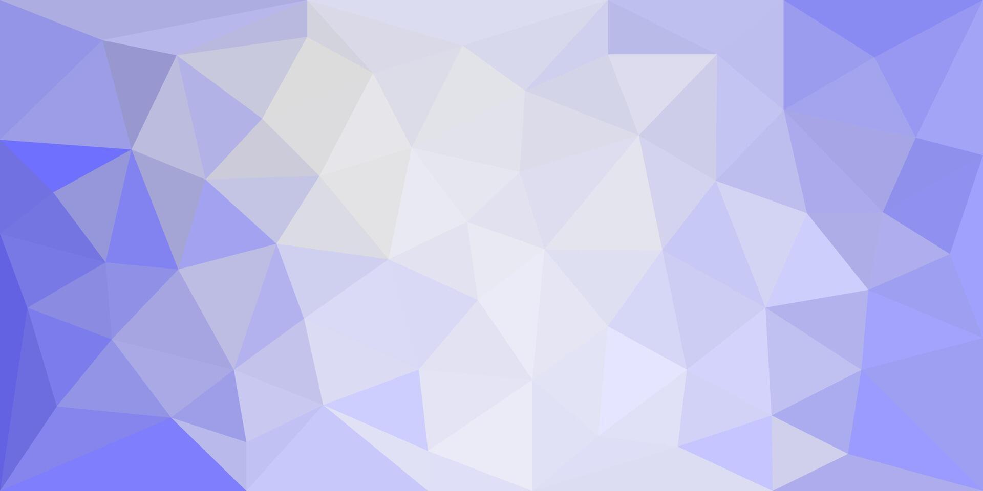 A geometric abstract design with triangular shapes in shades of blue and white, forming a gradient and polygonal pattern. vector