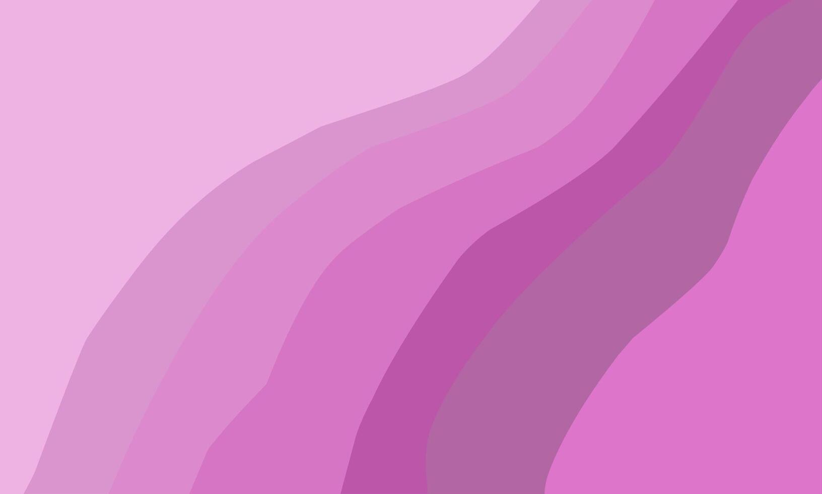 Abstract illustration featuring layered pink waves with smooth gradients. Perfect for backgrounds, posters, web design, or any creative graphic projects vector