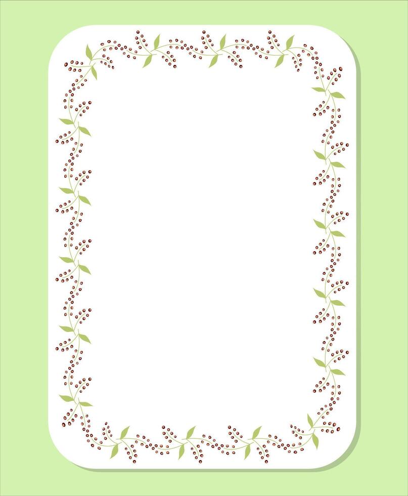Botanical template for wedding invitation, birthday, Mothers Day cards, flyer, poster, banner, menu, events and page cover. vector