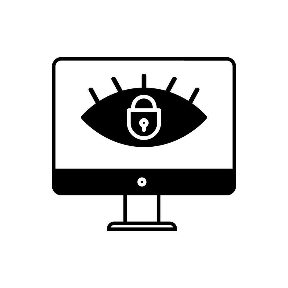 Network access icon . Protection illustration sign. Security PC symbol or logo. vector