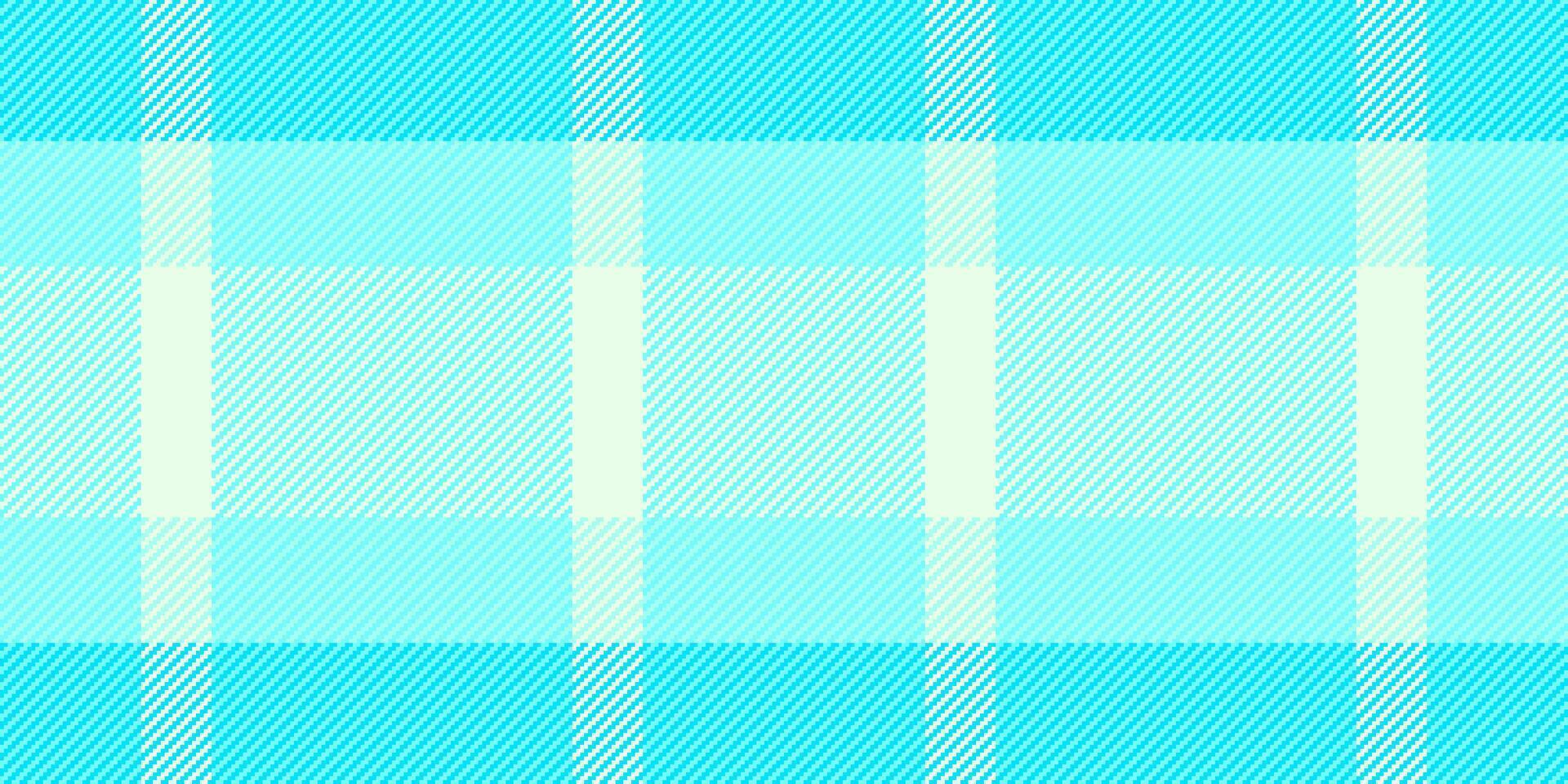 Repetition fabric tartan, colour textile pattern check. Club seamless plaid background texture in cyan and light colors. vector
