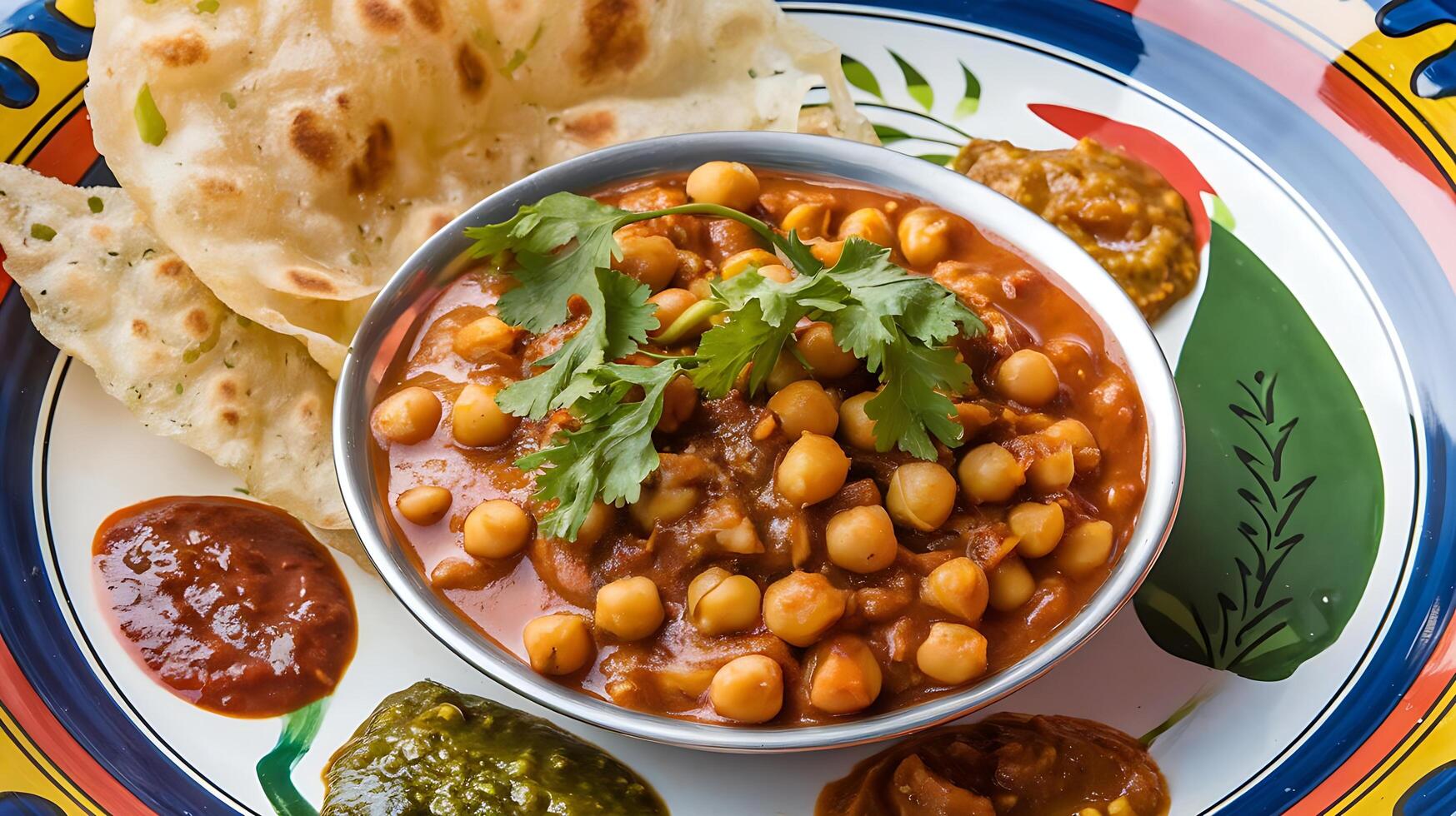 Chana masala - indian chickpea curry photo