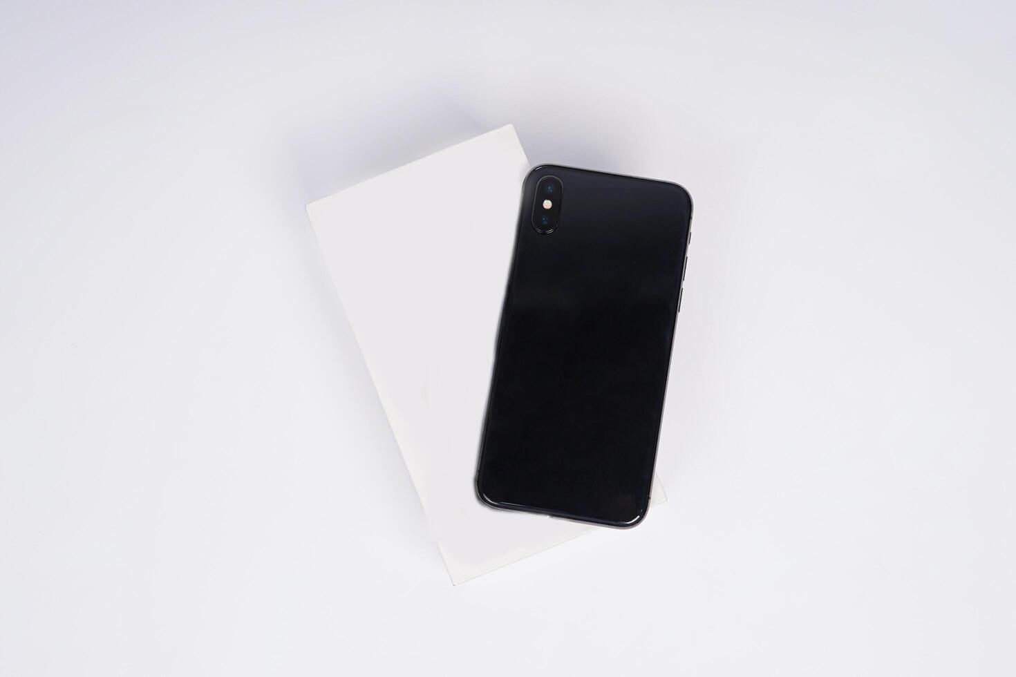 Smartphone isolated on with background. High-resolution photo. photo