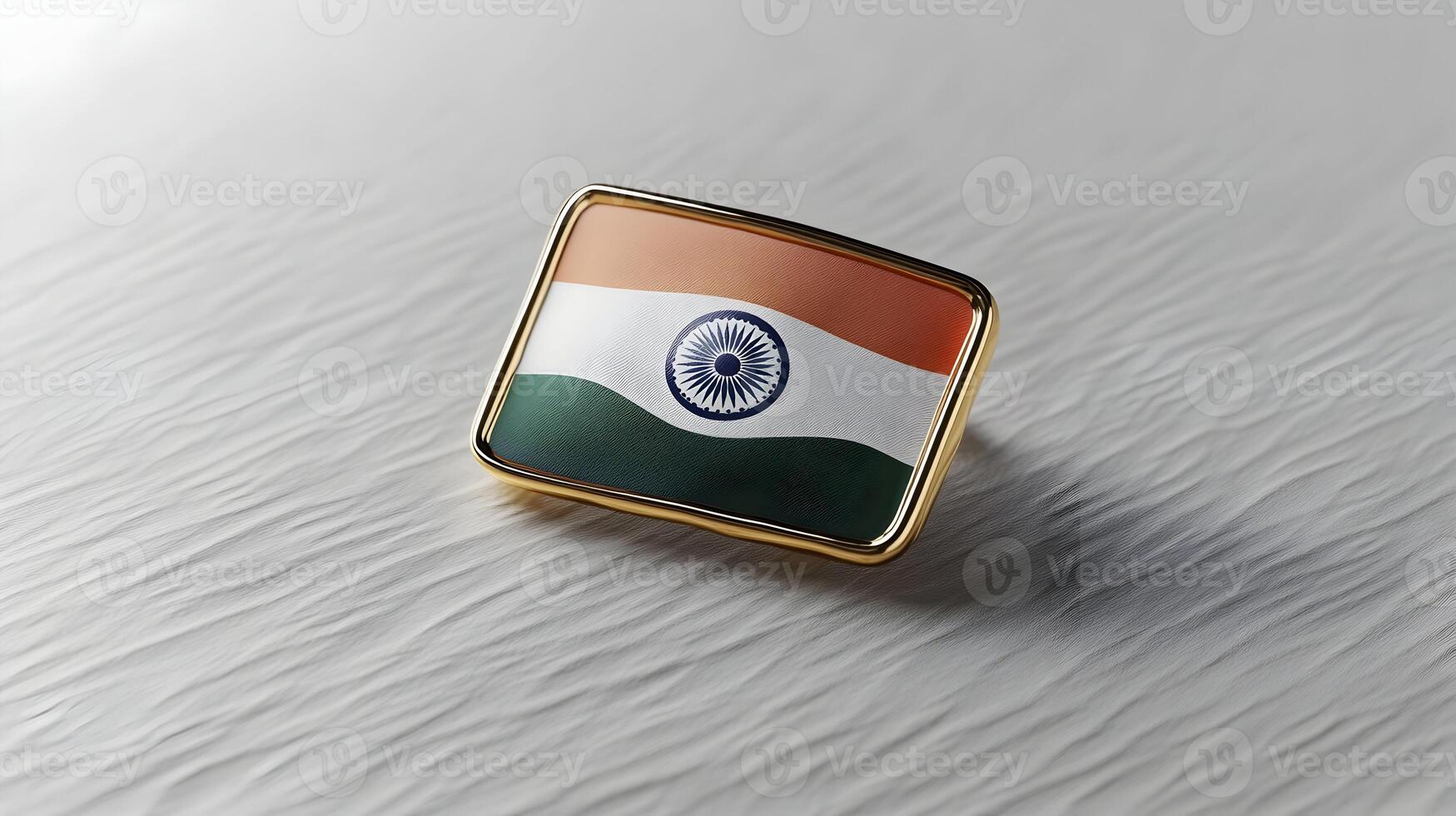 India flag Flag badge design for celebration Happy India republic day India day celebration photo