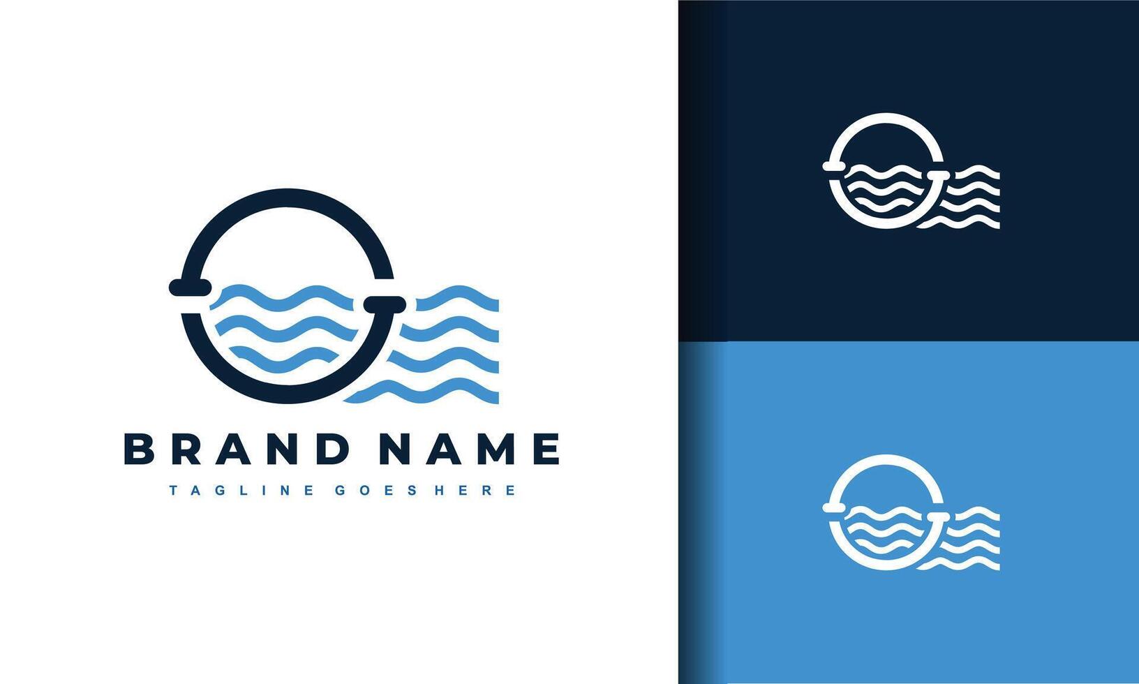 pipe water logo vector