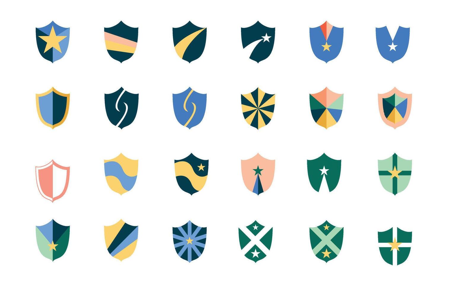 Shield Shape Generic Branding vector