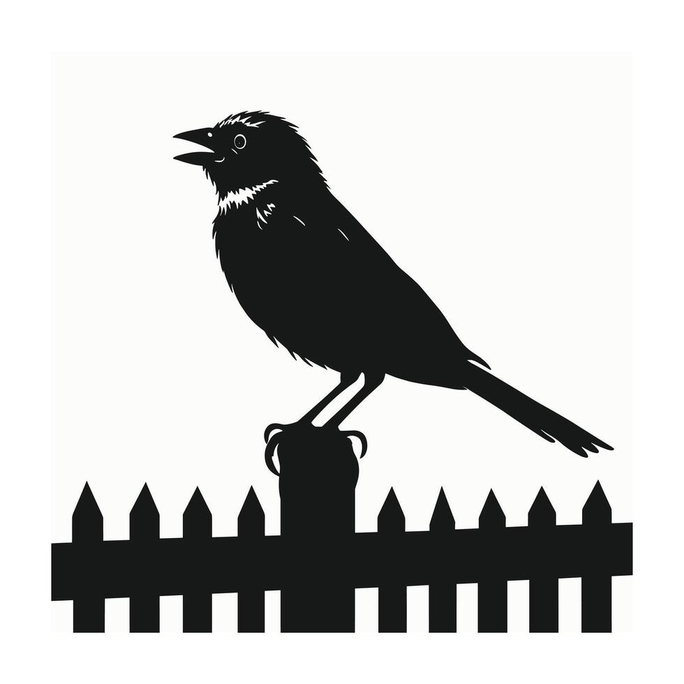 Captivating Bird Silhouettes in Illustration vector