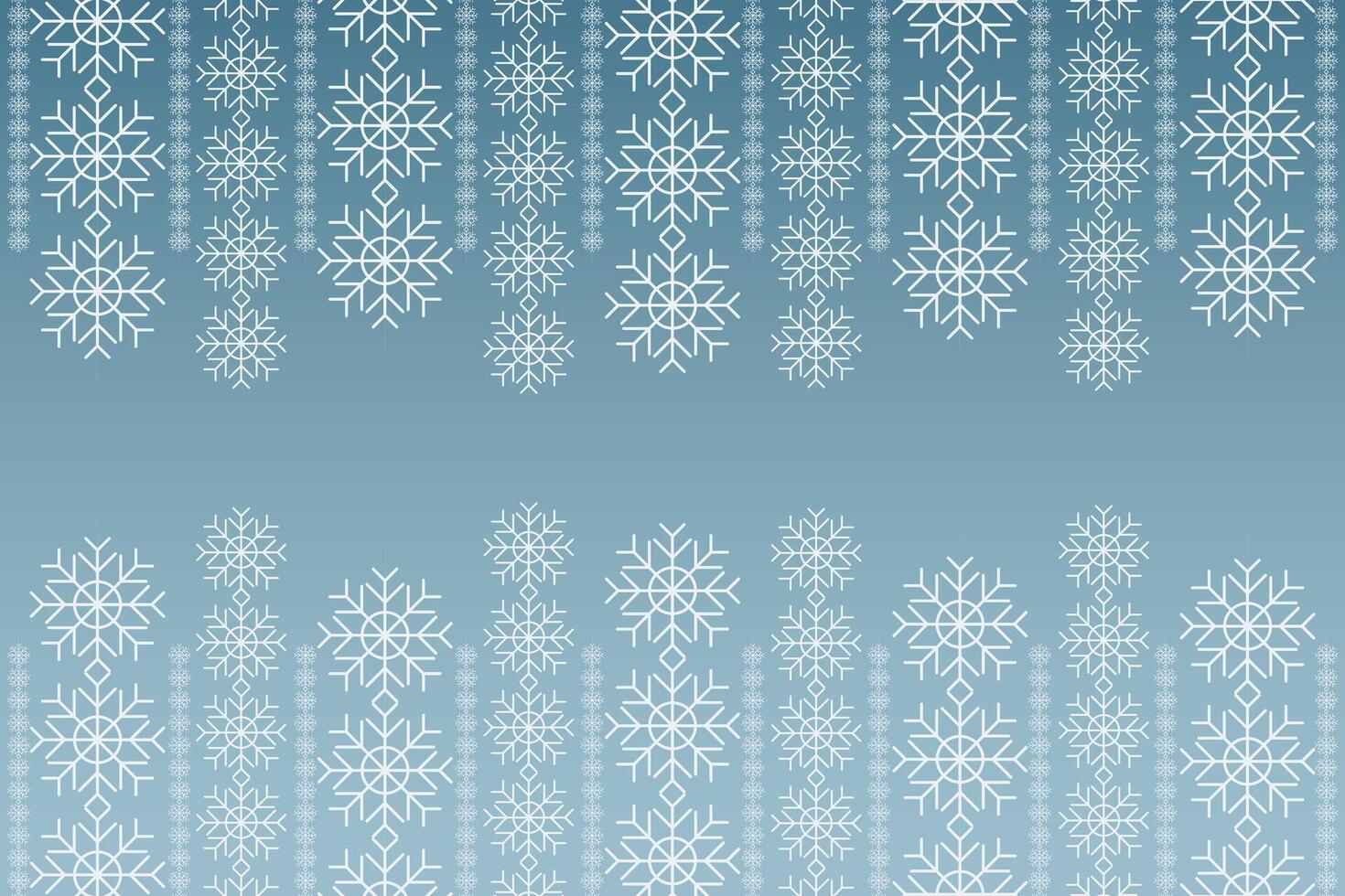 Winter snow frames. Christmas Snowflakes border. Snowy frame frozen background vector