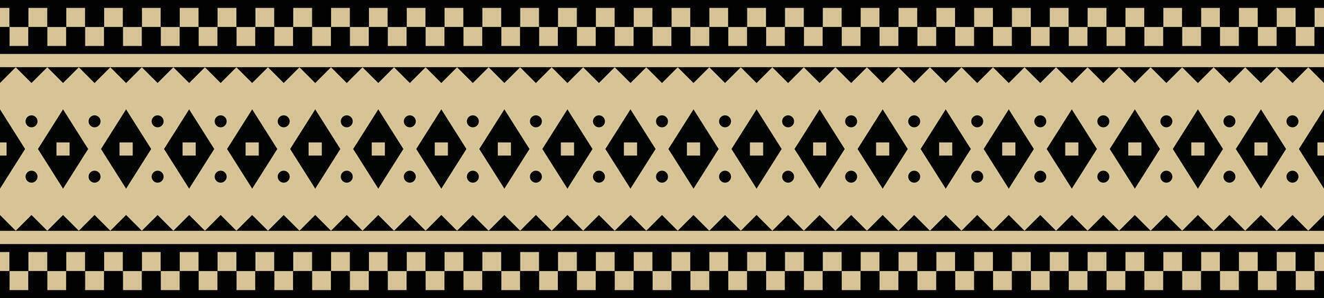 Mexican and Native American Geometric Textile Design for Rug and Apparel. vector