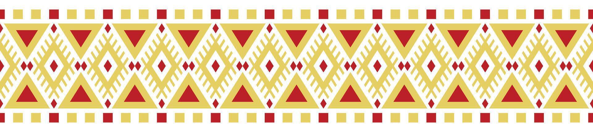 Mexican Tribal Geometric Stripe Pattern for Traditional and Modern Fabric. vector