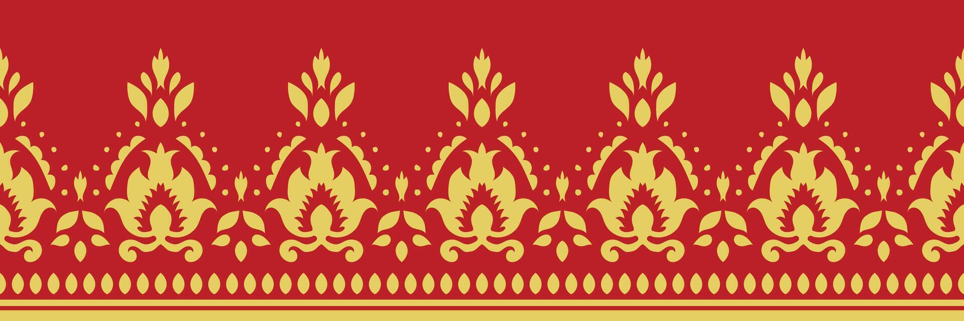 Exotic Vintage Aztec Border Design for Geometric Fabric Print. vector