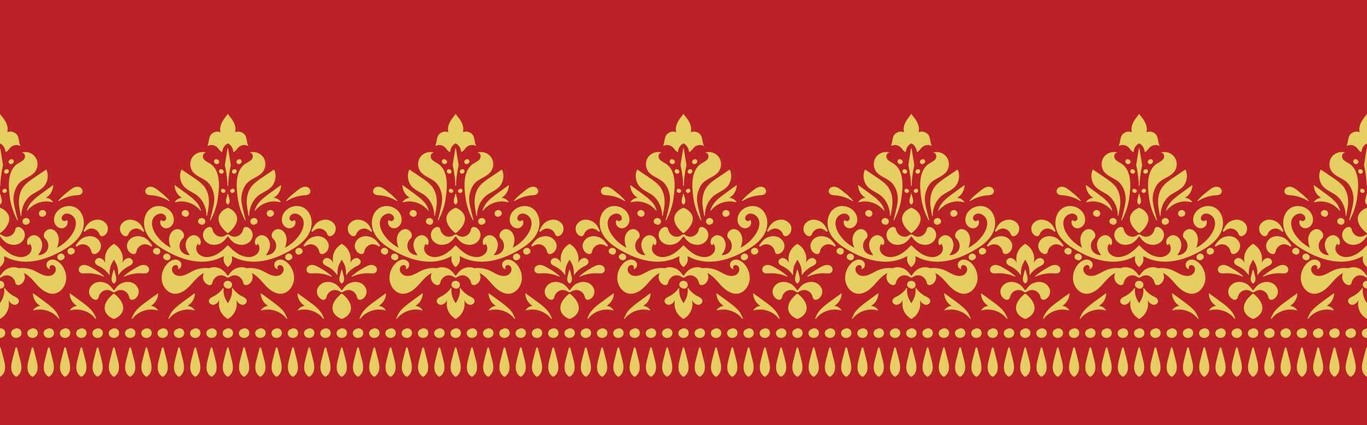 Geometric Oriental Seamless Pattern for Fabric and Carpet Design. vector