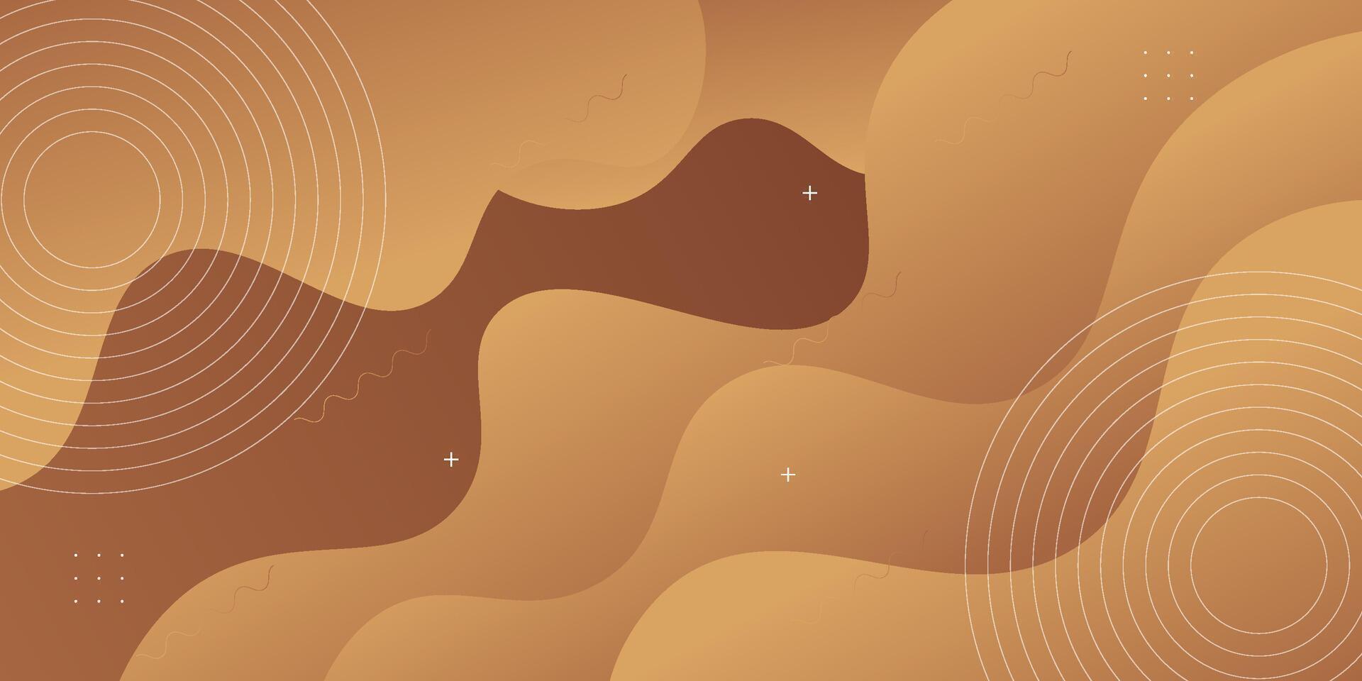 Modern dynamic brown textured background design in 3D style with dark colors. EPS10 vector