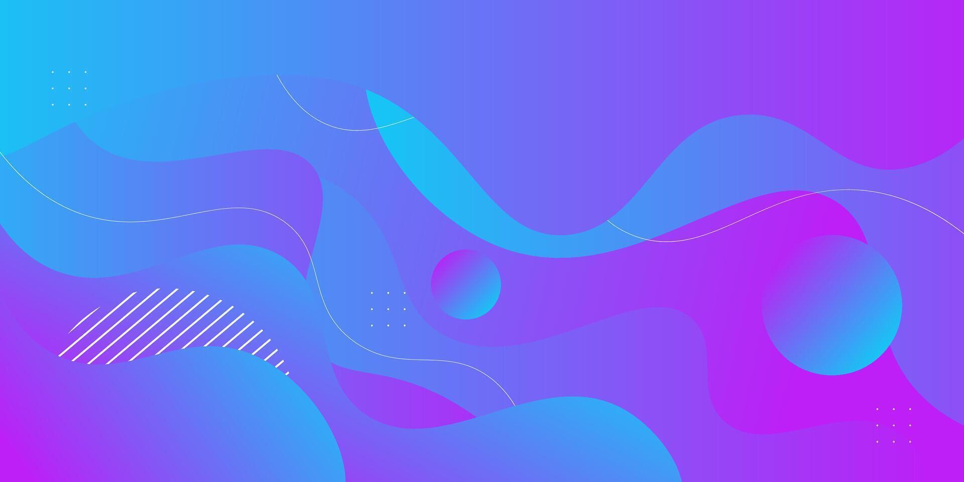 Modern abstract background with blue and pink wave design. Eps10 vector
