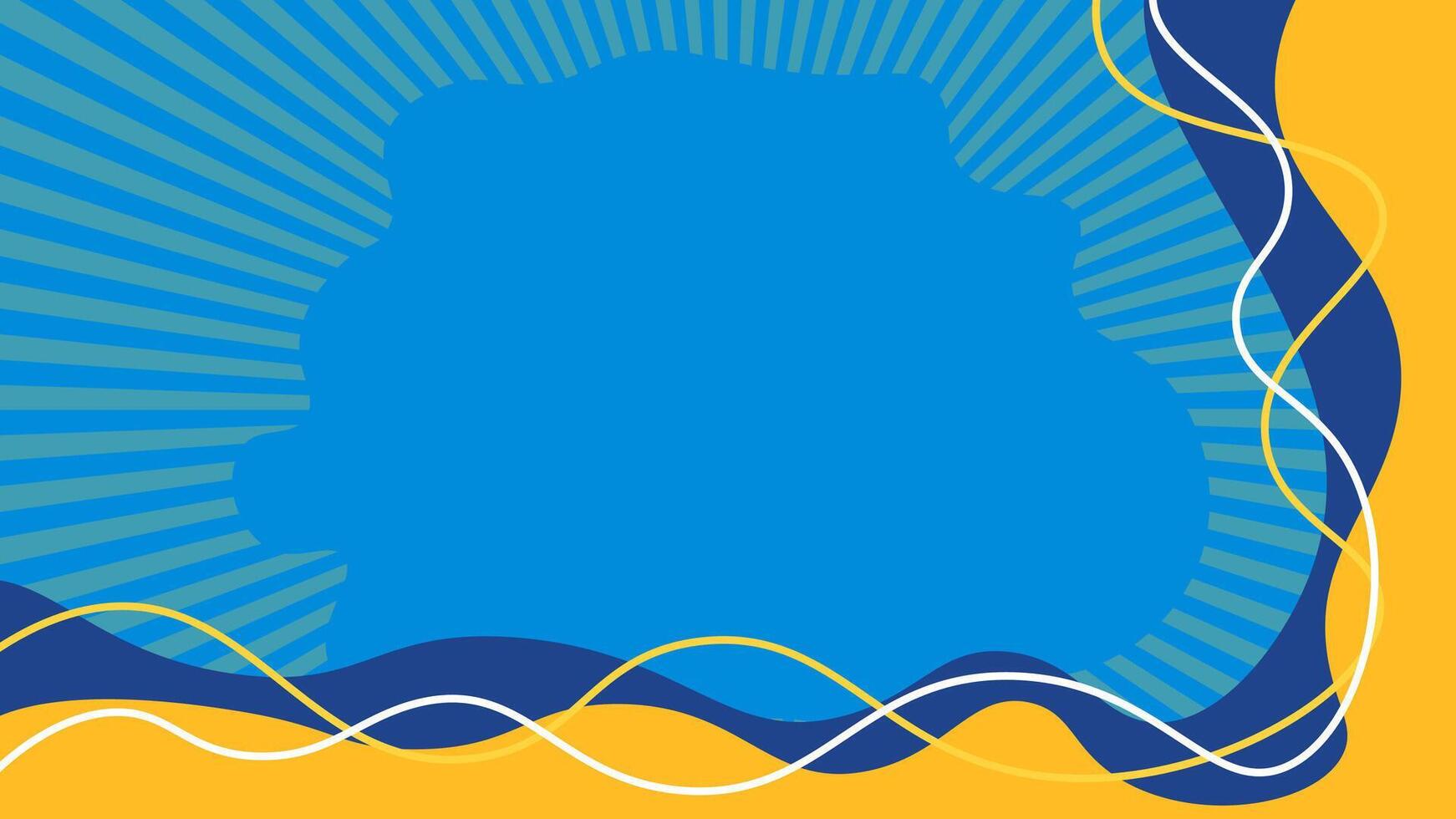 blue yellow abstract background, suitable for any content vector