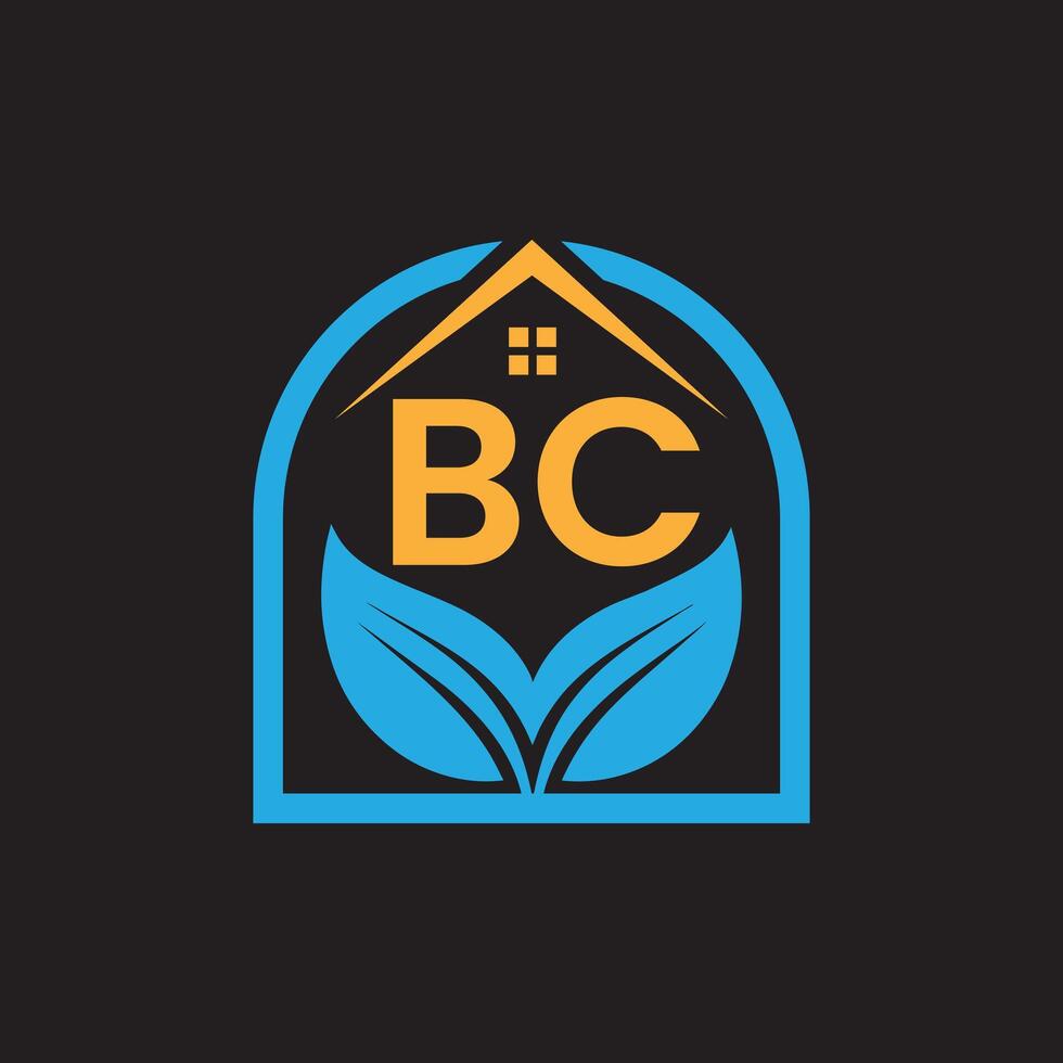 BC Logo Design illustration template vector