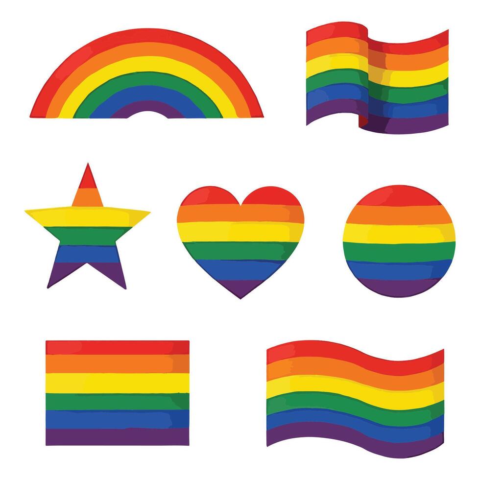 Vibrant Pride Celebrating LGBTQ Diversity and Inclusion vector