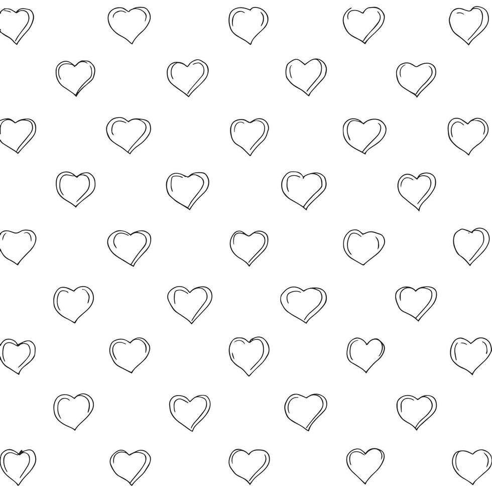 Heart Grid Delight A Fun Coloring Page for All vector