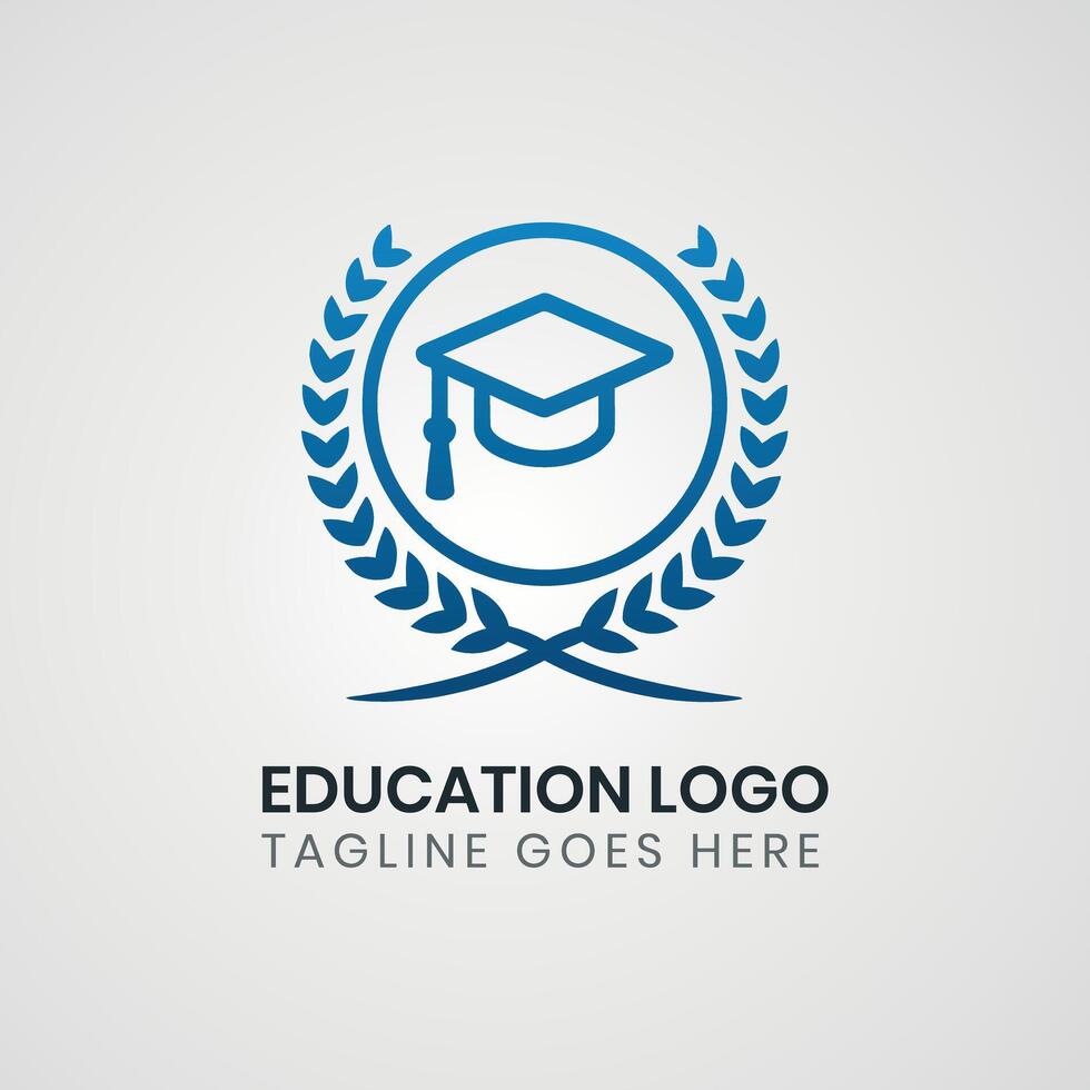 Illustration for Education Logo Design College, Campus, University, School vector
