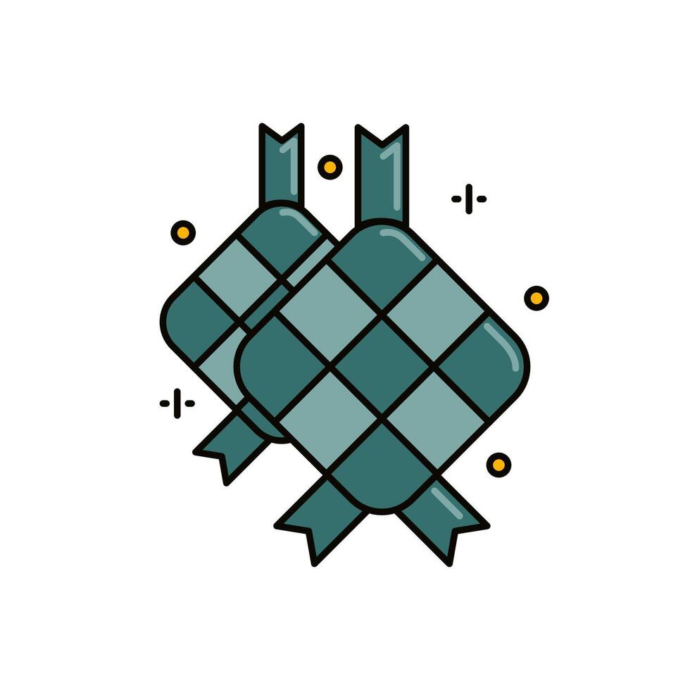 icon of two diamonds in green vector