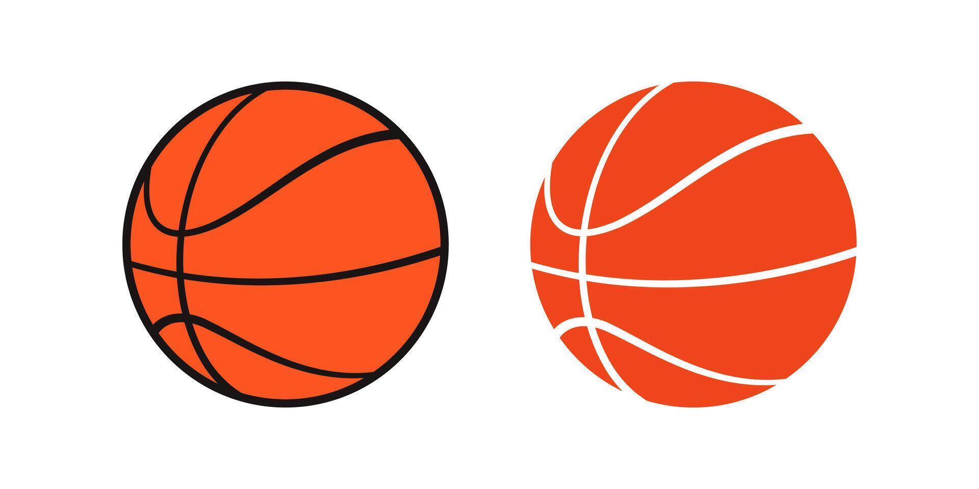 Basket Ball icon set. for mobile concept and web design. vector