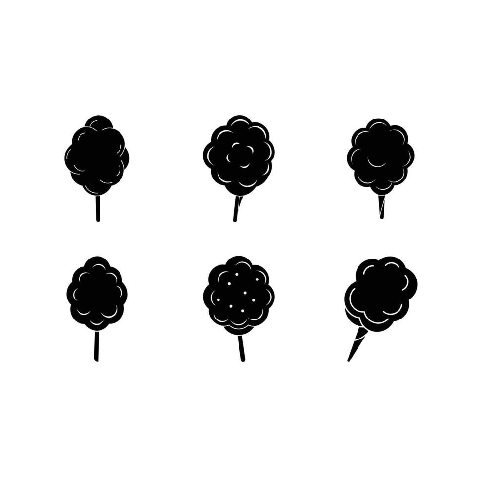 Cotton Candy Icon - Graphic Design File for Creative Projects vector