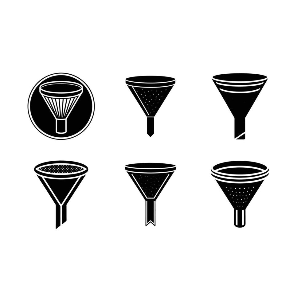 Download a high-quality filter icon graphic design file for web and app projects vector