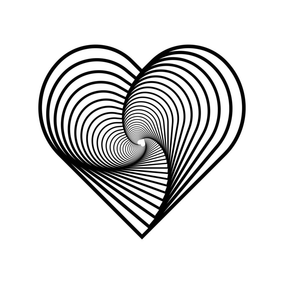 valentines day love Shape Icon. vector
