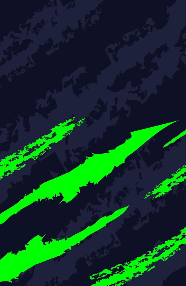 Black and green abstract background with brush grunge texture modern design illustration template vector