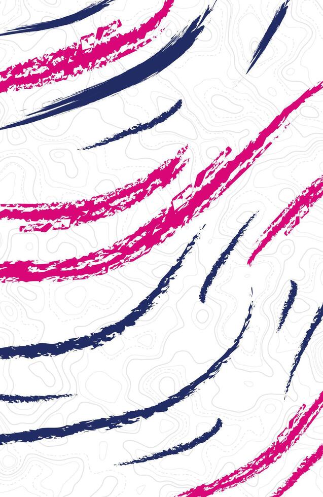 White and pink abstract background with grunge brush, modern design illustration template for sublimation vector