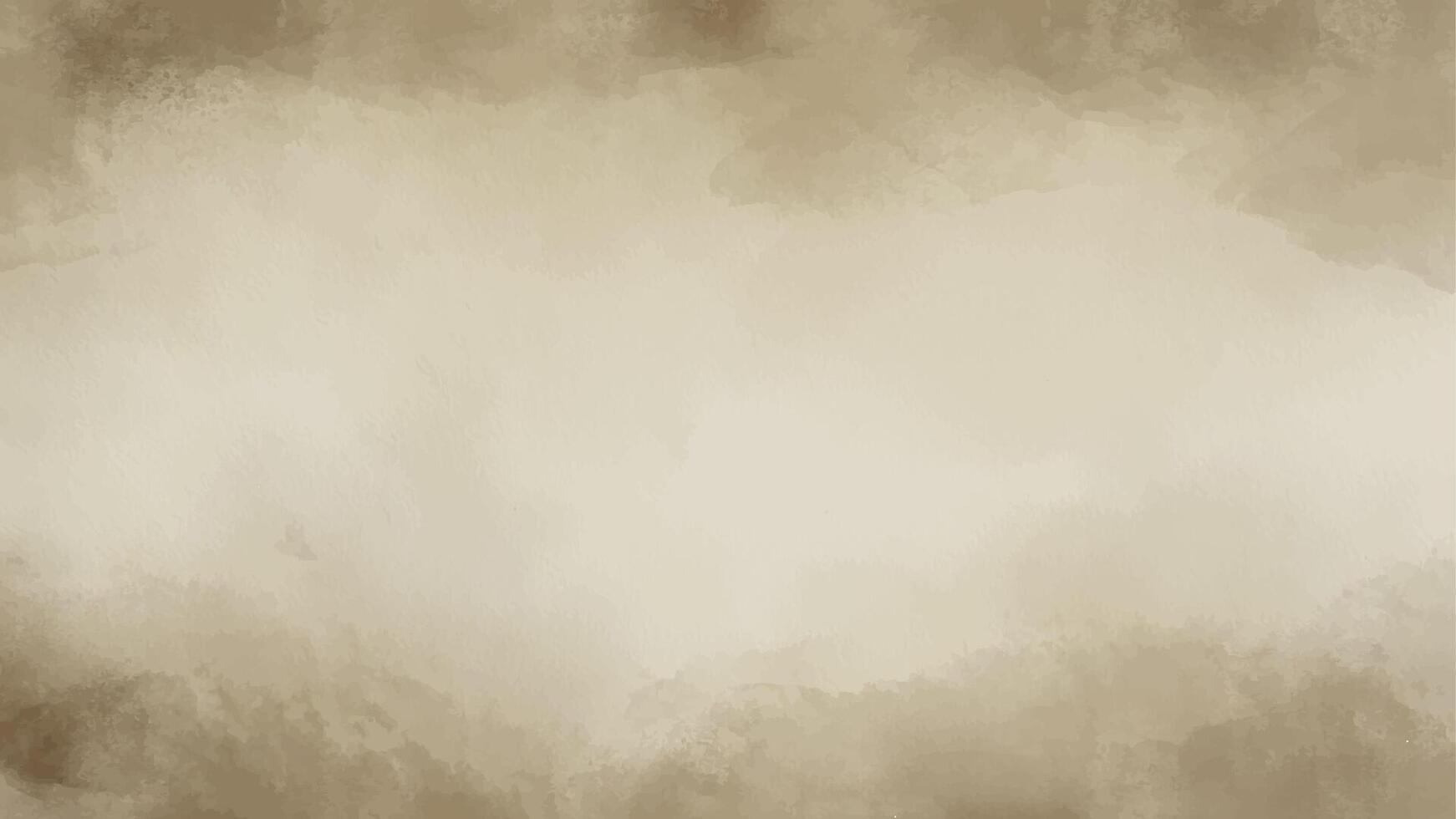 Abstract Watercolor Background Illustration Hand-Drawn Pastel Light Brown Beige Background Element Design vector