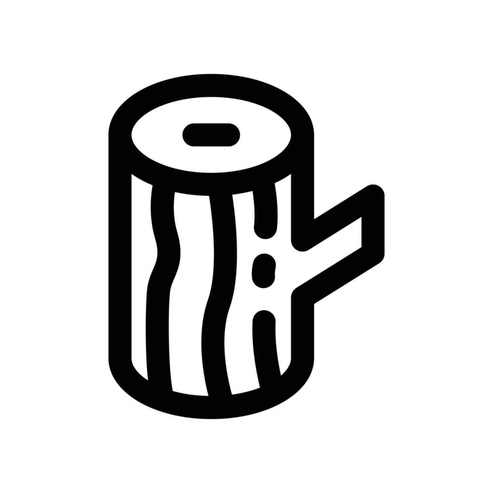 wood icon. line icon for your website, mobile, presentation, and logo design. vector
