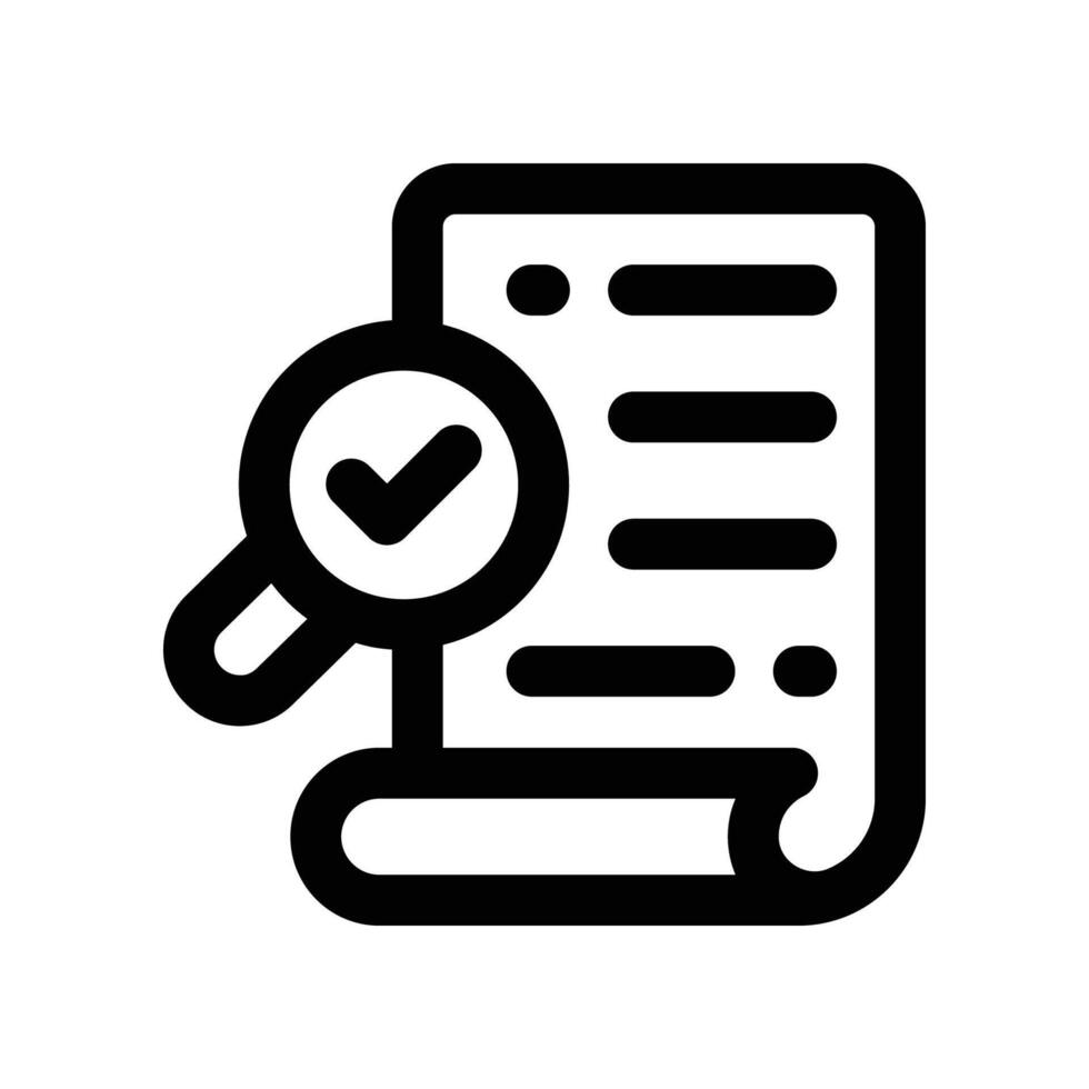 proofreading icon. line icon for your website, mobile, presentation, and logo design. vector