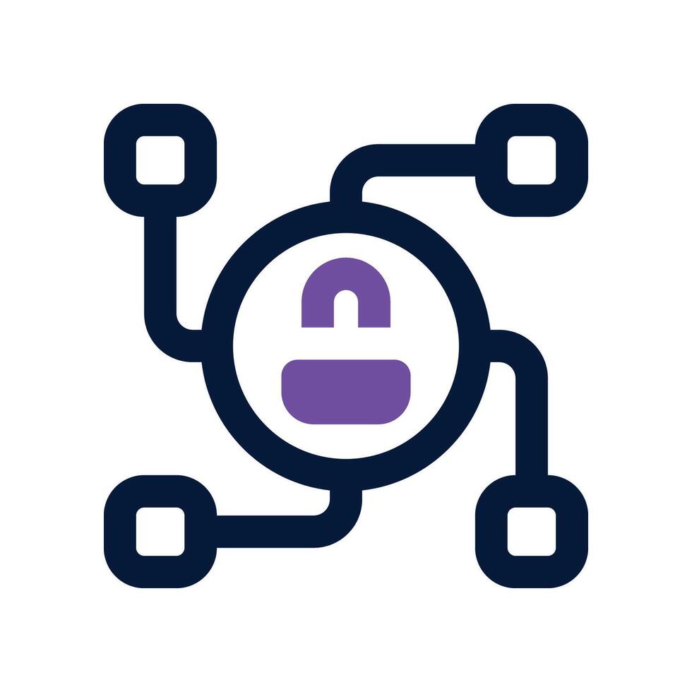 security system icon. dual tone icon for your website, mobile, presentation, and logo design. vector