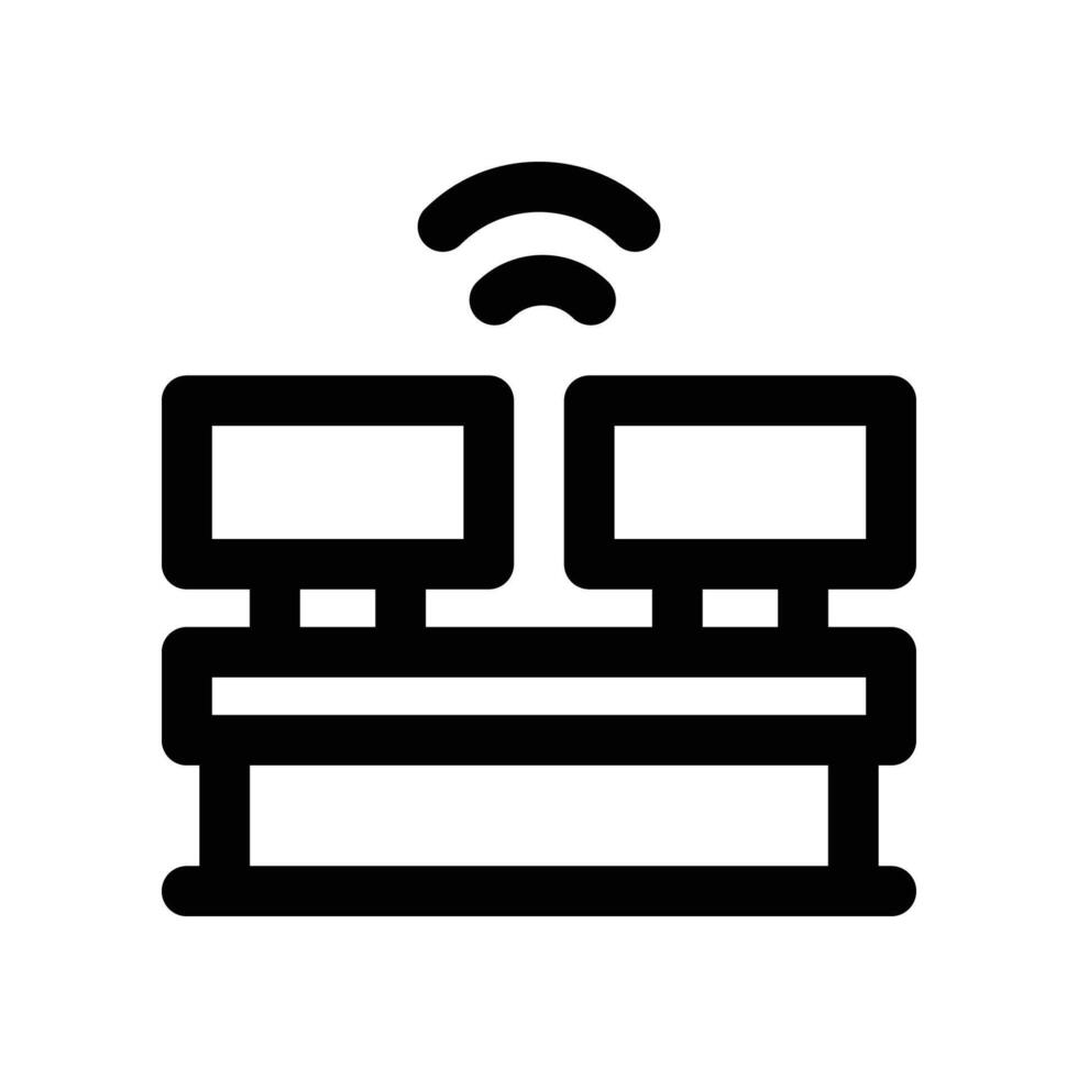 coworking icon. line icon for your website, mobile, presentation, and logo design. vector