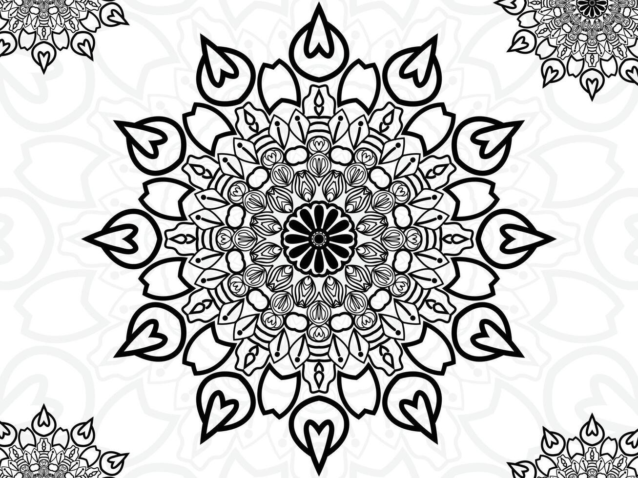 Mandala ornament pattern vector